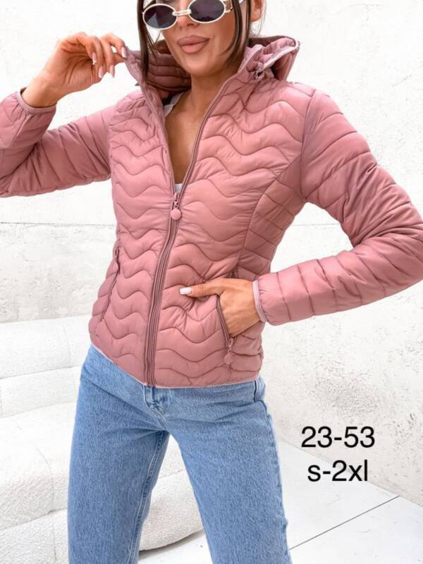 Kurtki damskie cienki Roz S-2XL, 1 Kolor Paczka 5 szt